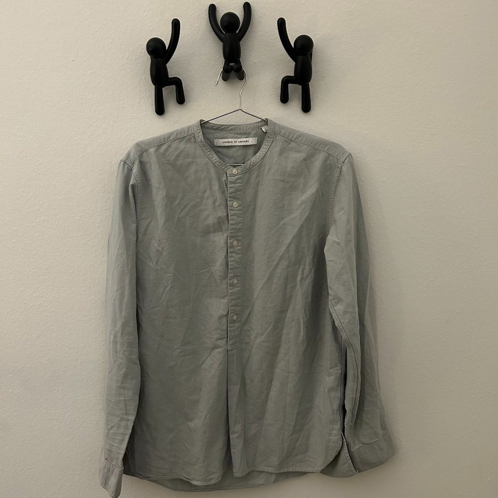 Lemaire x Uniqlo FW '20 Band Collar Shirt